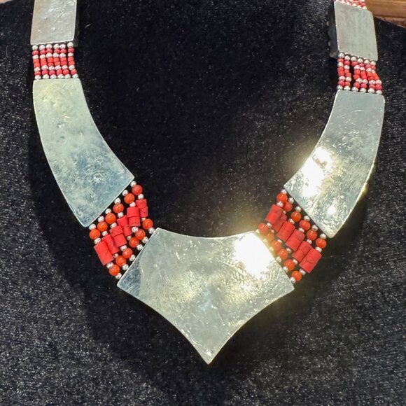 Handmade Tibetan Beaded Necklaces.  Various sizes, stones, and designs available - Picture 14 of 14